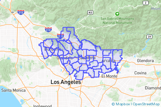 Service Area Map