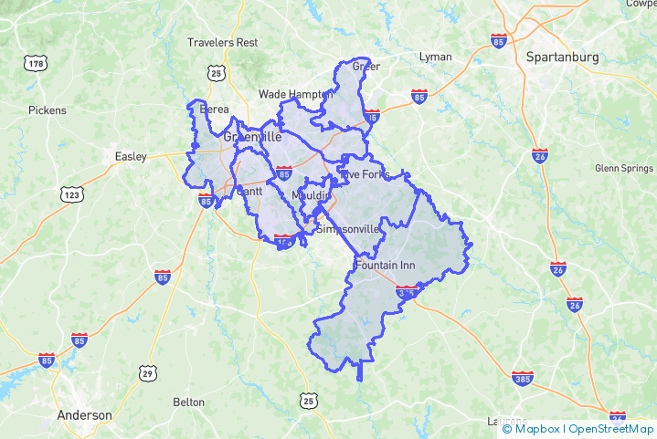Service Area Map