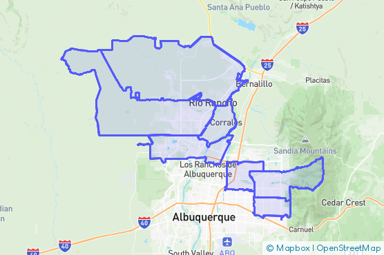 Service Area Map