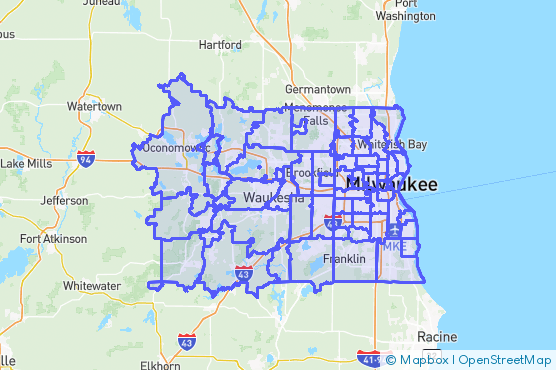 Service Area Map