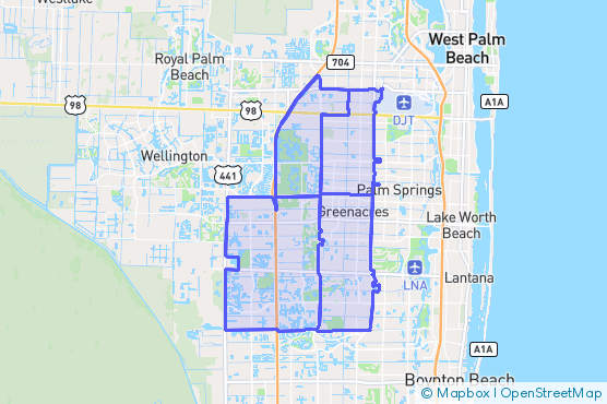 Service Area Map