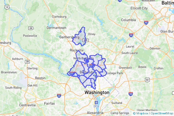 Service Area Map