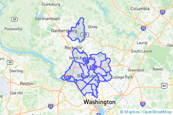 Service Area Map