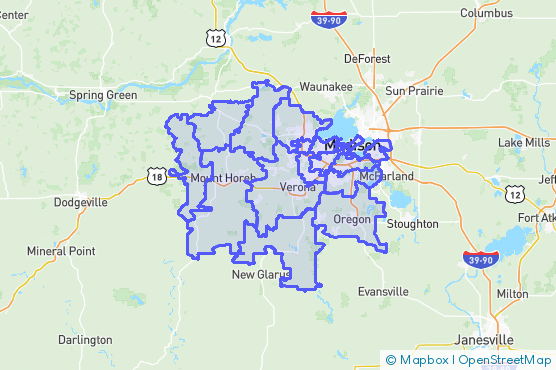 Service Area Map