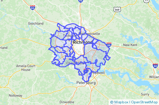 Service Area Map