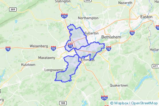 Service Area Map