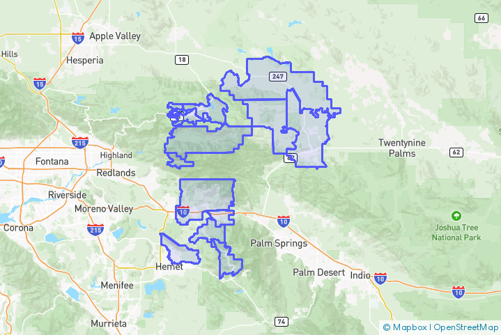 Service Area Map