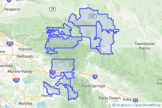 Service Area Map