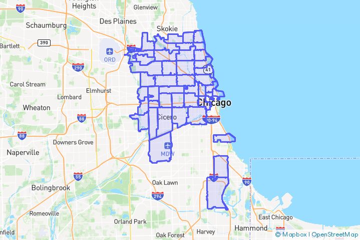 Service Area Map