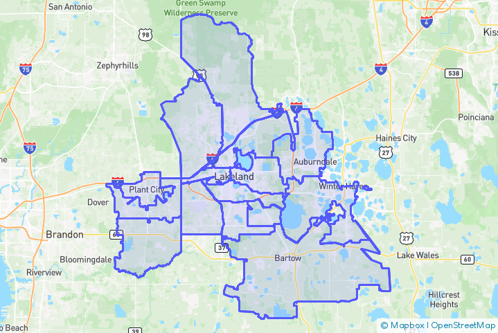 Service Area Map