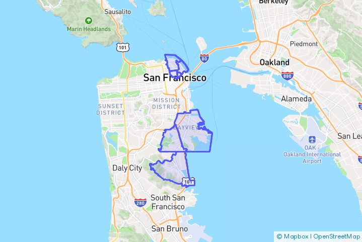Service Area Map
