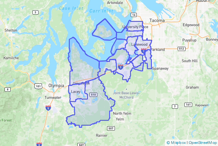 Service Area Map