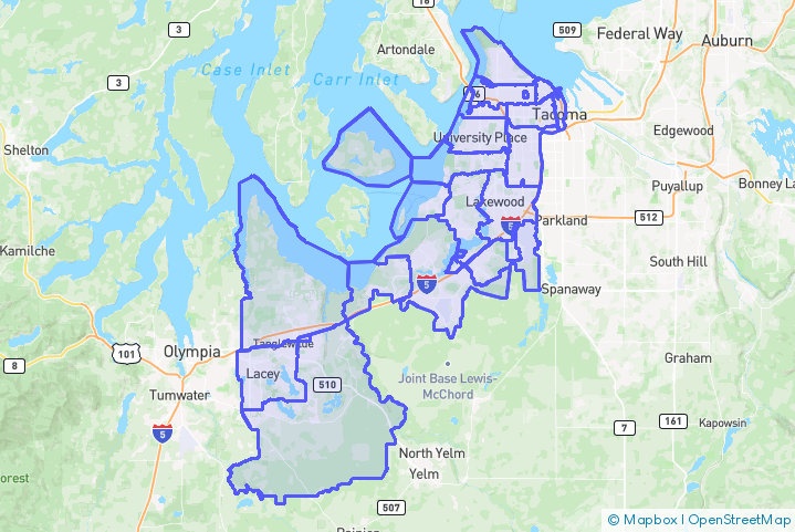 Service Area Map