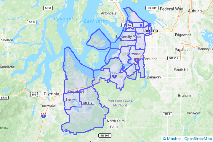Service Area Map