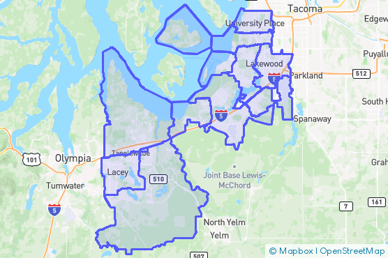 Service Area Map
