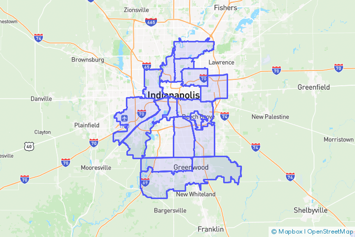 Service Area Map