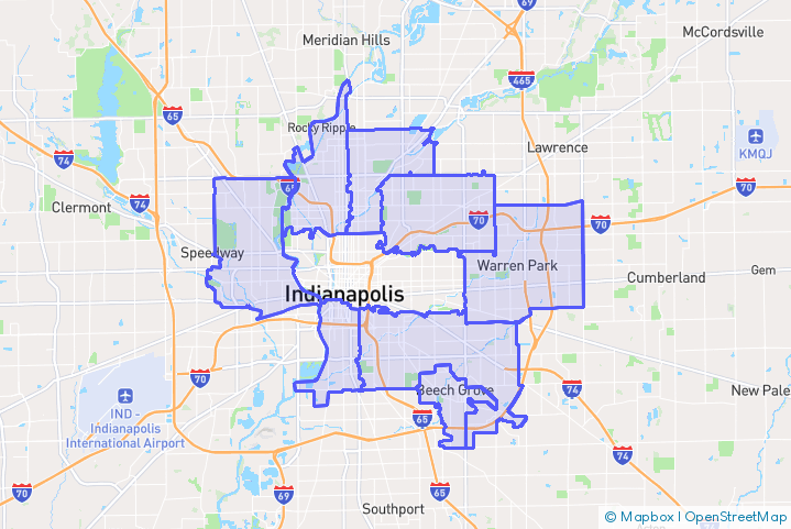 Service Area Map