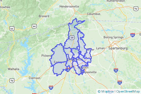 Service Area Map