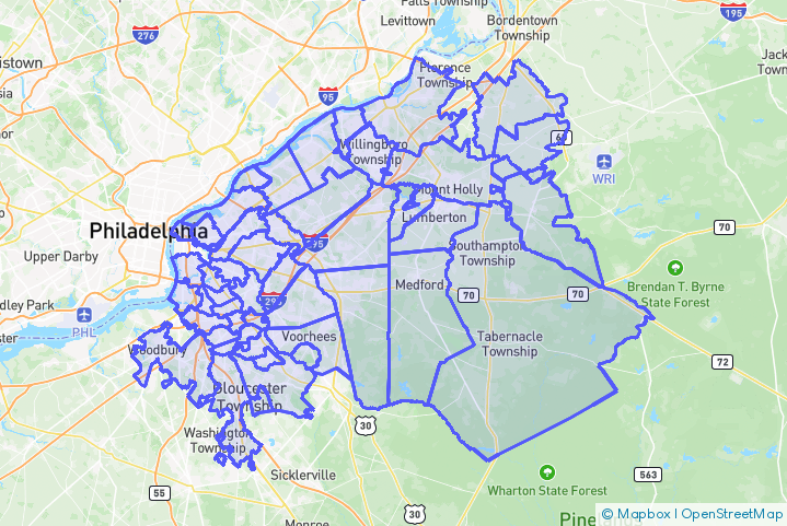 Service Area Map