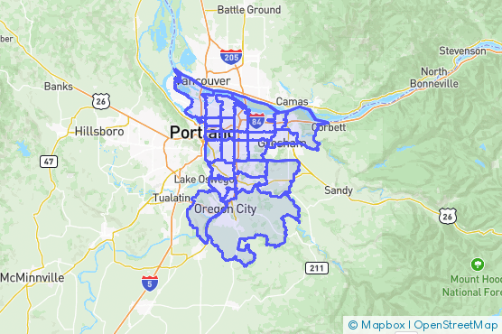 Service Area Map