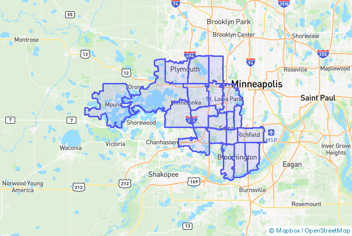 Service Area Map