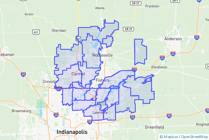 Service Area Map