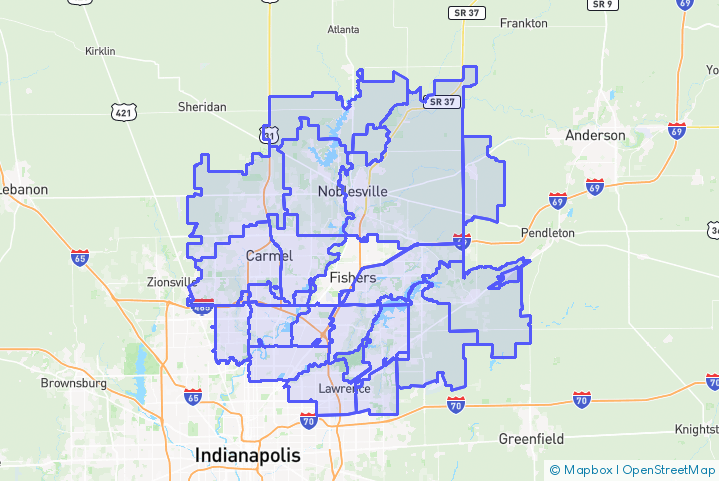 Service Area Map