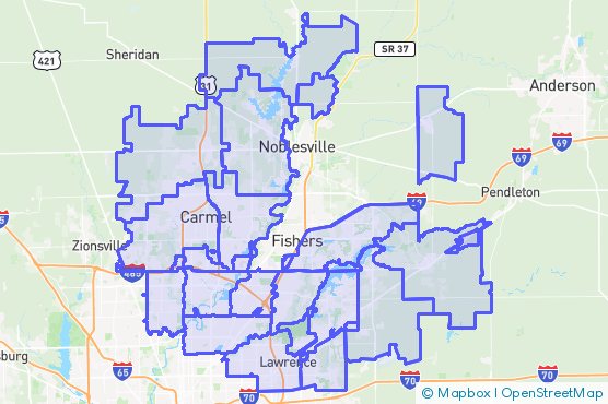 Service Area Map