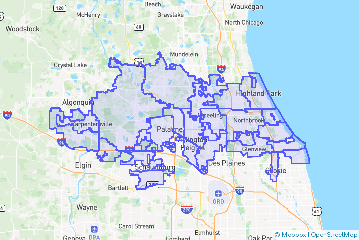 Service Area Map