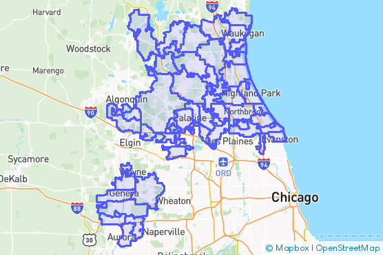 Service Area Map