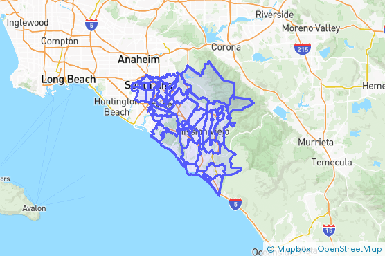Service Area Map
