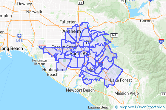 Service Area Map