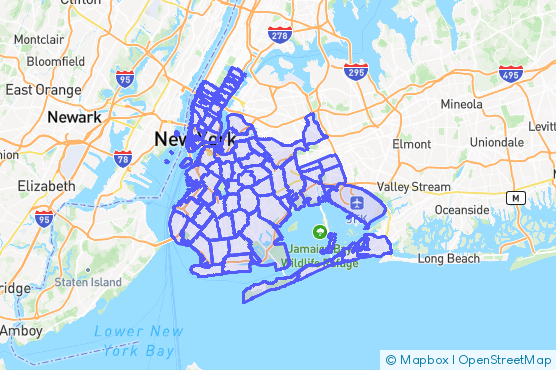 Service Area Map