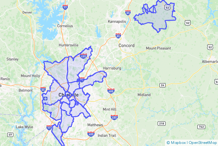 Service Area Map