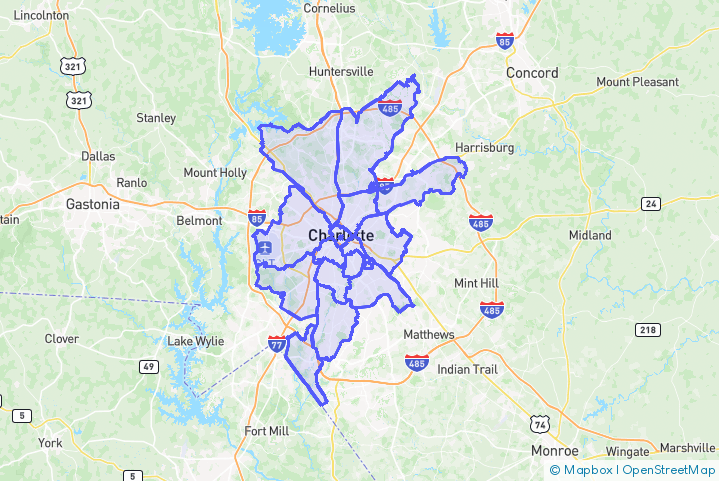 Service Area Map