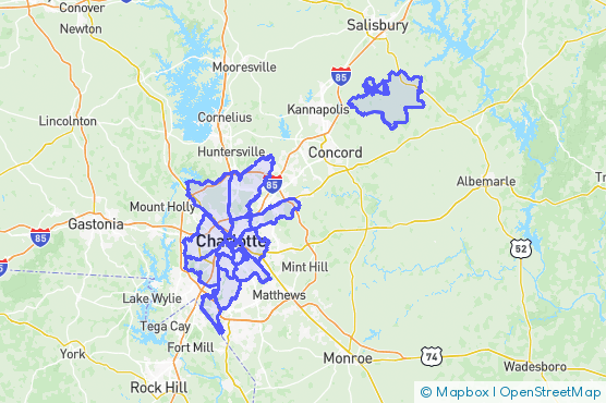 Service Area Map