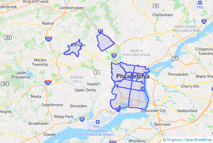Service Area Map