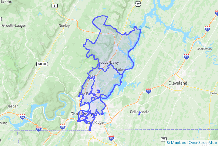 Service Area Map
