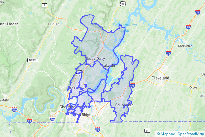 Service Area Map