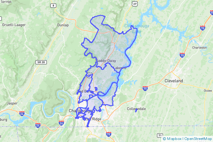 Service Area Map