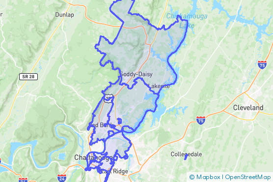 Service Area Map
