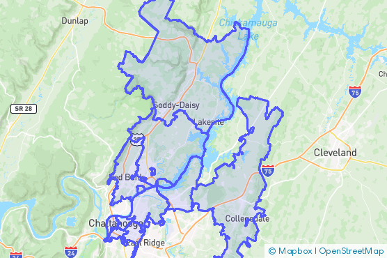 Service Area Map