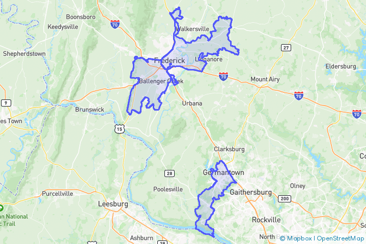 Service Area Map