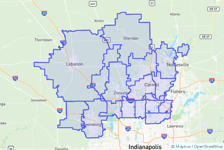 Service Area Map