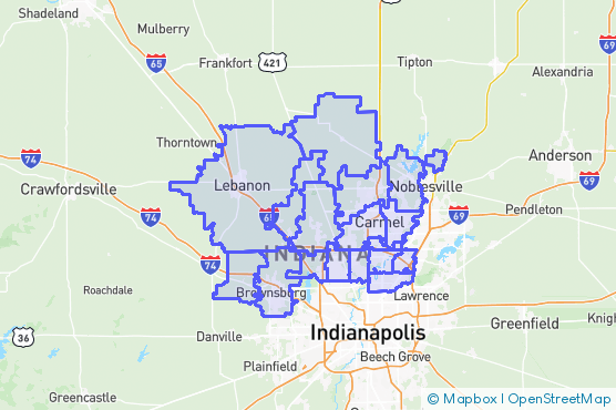 Service Area Map