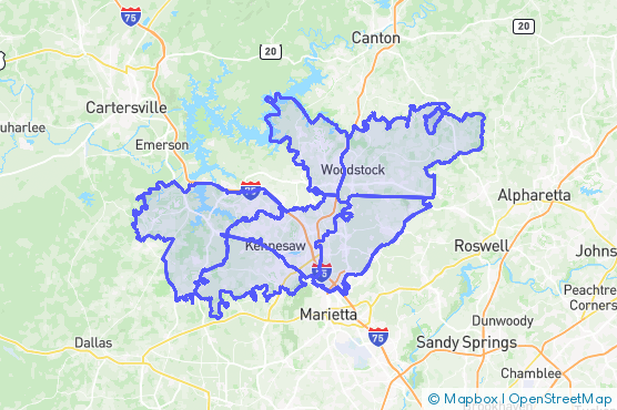 Service Area Map
