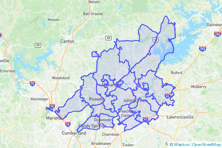 Service Area Map