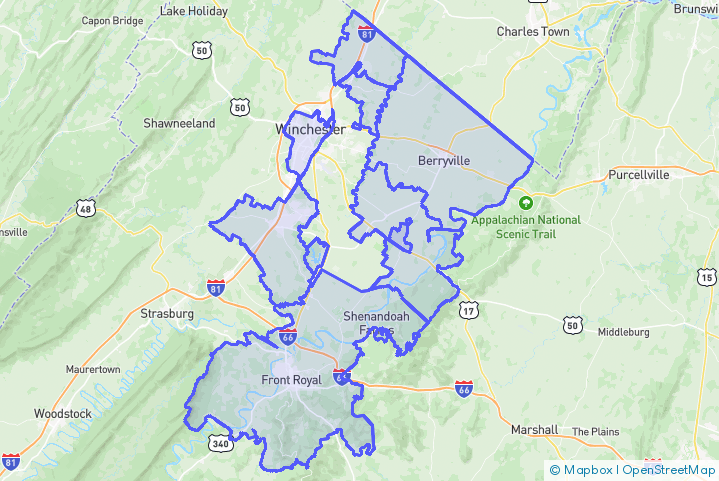 Service Area Map