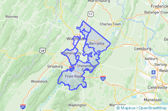 Service Area Map
