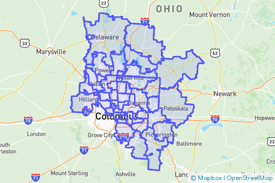 Service Area Map